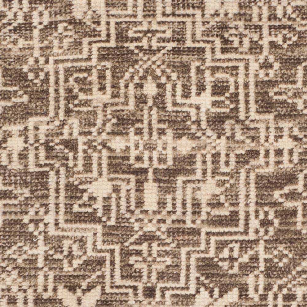 Kenya 3' x 5' Hand-Knotted Wool Area Rug in Brown/Beige