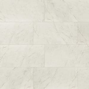 MS International Porcelain Series: 12x24 Adella White Satin Matte Finish  Wall Tile NADEWHI1224 