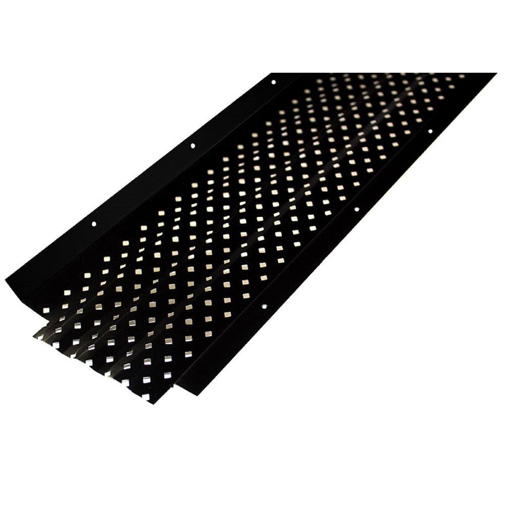 E-Z-GUTTER GUARD EZ-ZipTight-10 Gutter Guard, Black 