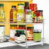 LYNK PROFESSIONAL 10-1/4 in. Wide Silver Chrome Slide Out Spice Rack Pull  Out Cabinet Organizer 430821DS - The Home Depot
