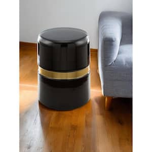 15.5 in. Black Round Other End Table