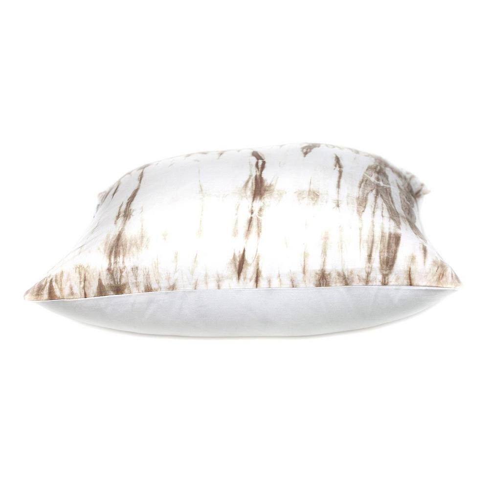 Ivory Cotton 20" x 20" Indoor/Outdoor Throw Pillow