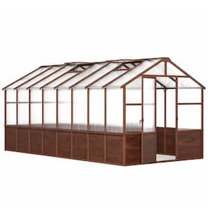 Kingdely Spacious 15.08 ft. W x 7.43 ft. D x 8.5 ft. H Natural