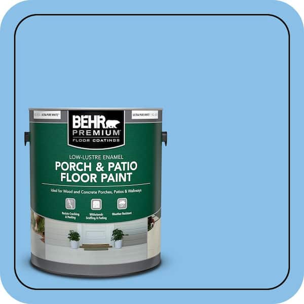 1 gal. #P510-3 Rhodes Low-Lustre Enamel Interior/Exterior Porch and Patio Floor Paint