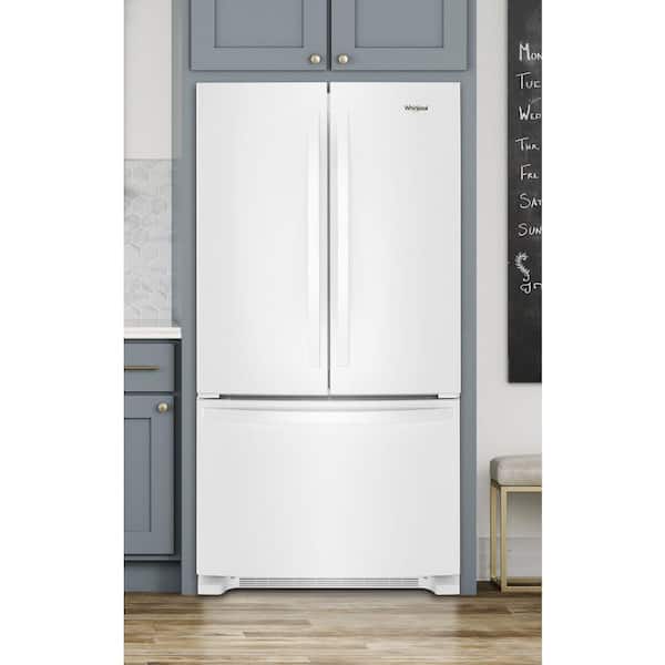 Whirlpool 20 cu. ft. French Door Refrigerator in White with