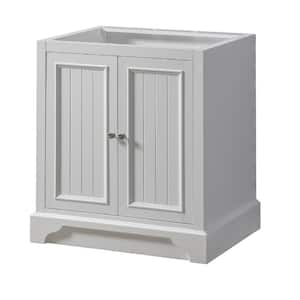 Kingswood 32 in. W x 25 in. D x 36 in. H Bath Vanity Cabinet without Top in White