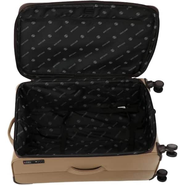 J&V TEXTILES Roberto Cavalli Luxury 3-Piece Brown Expandable J&V TEXTILES Roberto Cavalli Luxury 3-Piece Brown Expandable