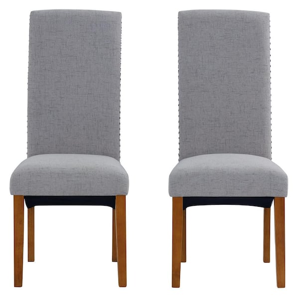 mink fabric dining chairs