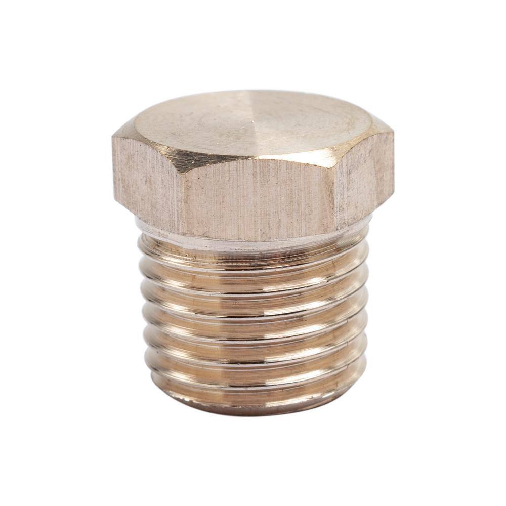 1/4 in. MIP Brass Pipe Hex Head Plug Fitting (50-Pack) price history on PriceWatchPro