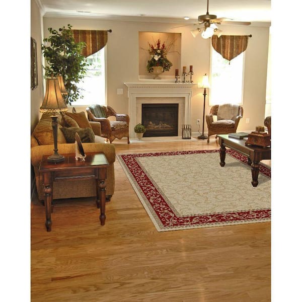 Jewel Veronica Ivory 8 ft. x 10 ft. Area Rug
