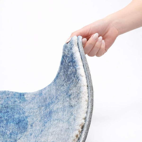 Dream Shag Premium Machine Washable Abstract ADS688 Salmon 8 ft. x 10 ft. Area Rug
