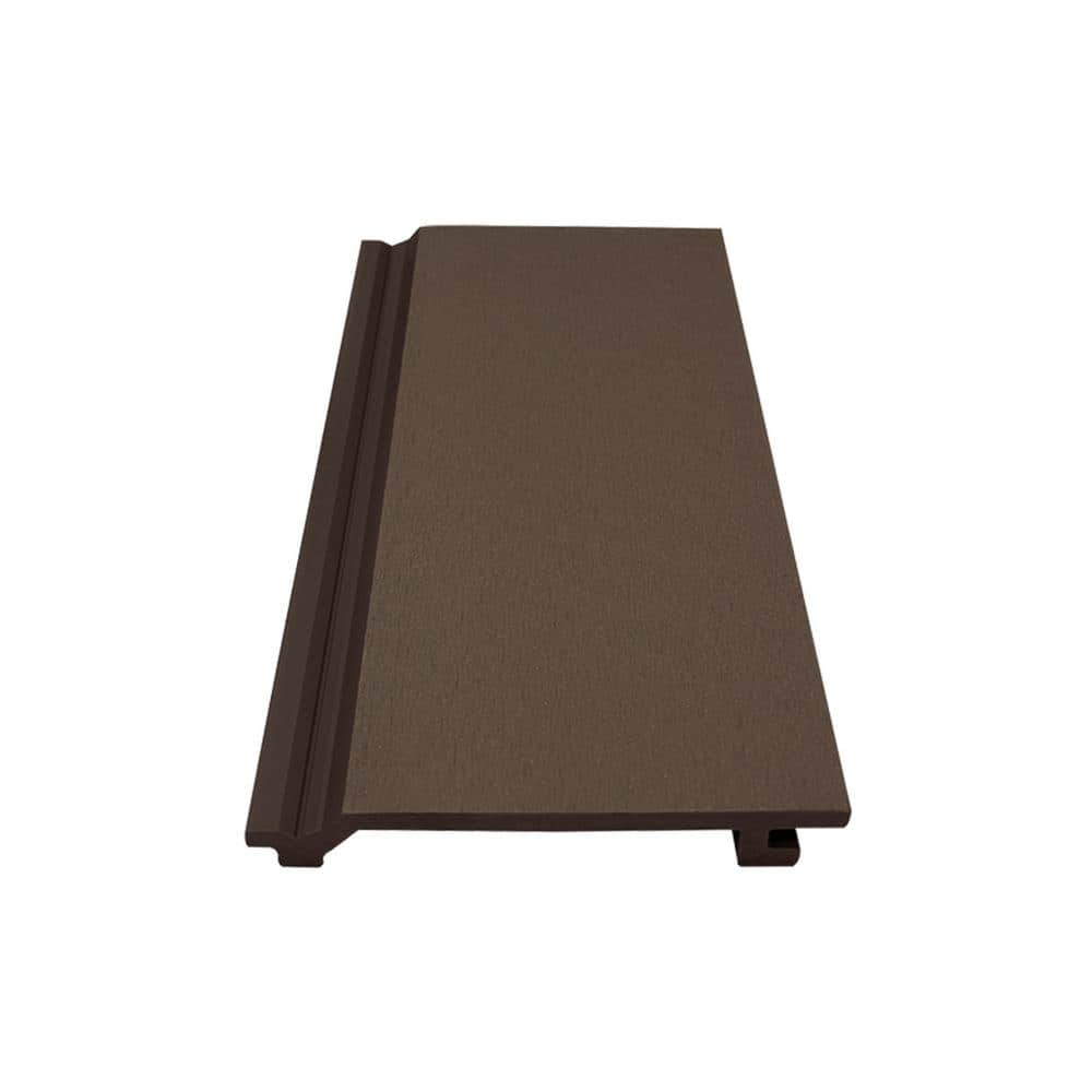 106 in. x 6.1 in. x 0.83 in. Outdoor WPC Vinyl Wall Siding Panel in Coffee Brown Color (Set of 4-Piece) price history on PriceWatchPro
