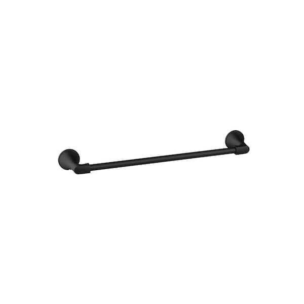 Gerber Windley 18 in. Wall Mounted Towel Bar in Satin Black
