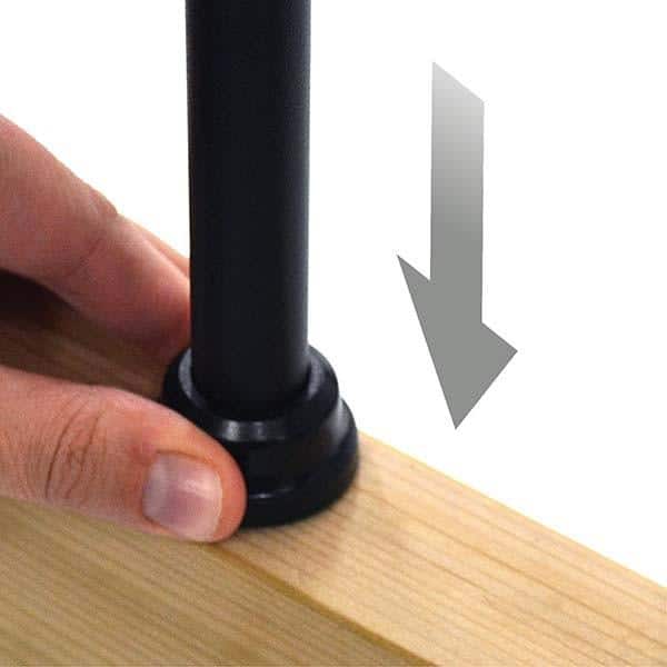 31 in. Snap and Lock Polycarbonate with Aluminum Baluster Kits Round (Case with 10 Kits)
