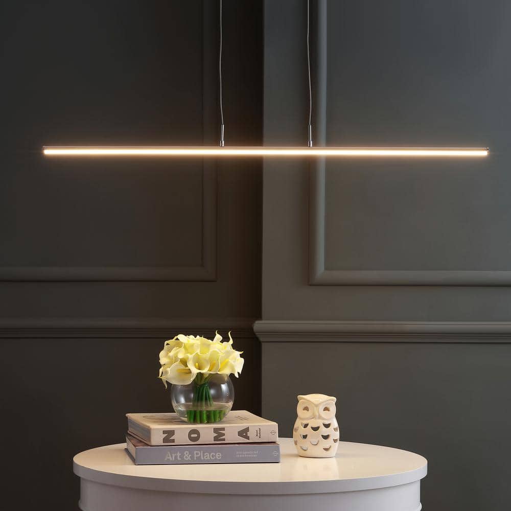 Conley 39.5" Chrome LED Linear Pendant Light