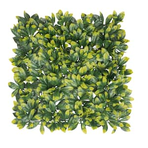 20 in. x 20 in. Laurel Artificial Hedge Greenery Panels (6-Piece)