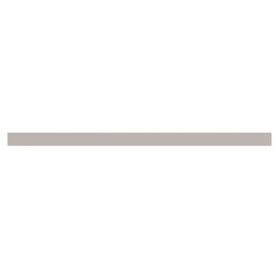 Hampton Bay Shaker 91.5 in. W x 0.204 in. D x 4.375 in. H Kitchen Cabinet Toe Kick in Dove Gray