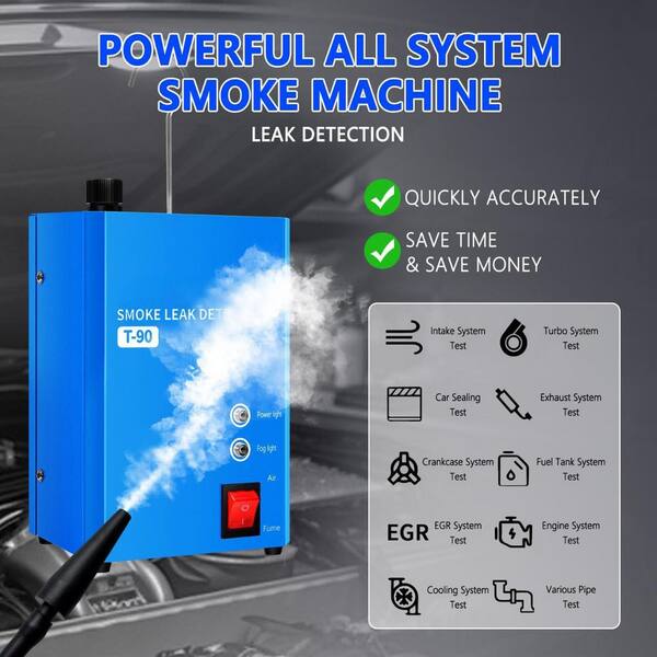 Détecteur De Fuite De Fumée EVAP LUTIFIX SDT103 - Testeur Fuites Auto Sous Vide Et Fumée Pour EVAP, Admission, EGR, Turbo