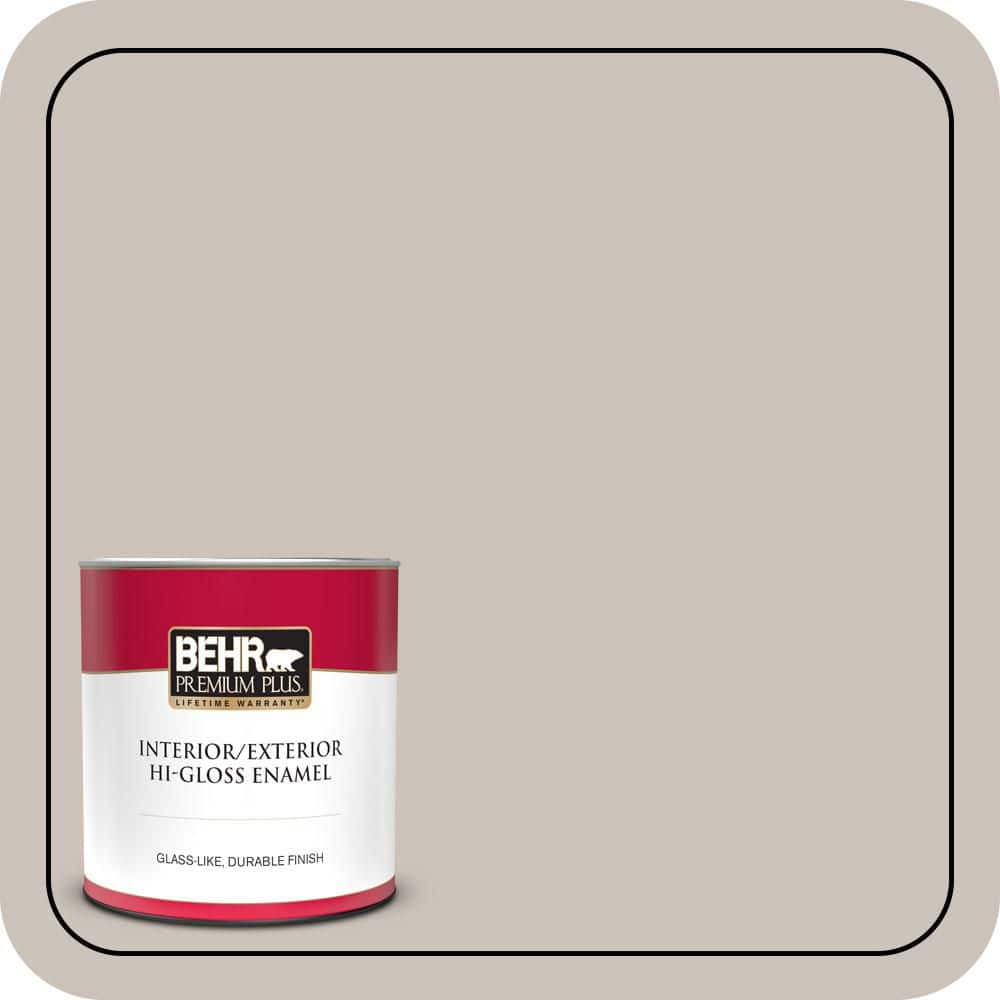 1 qt. #N200-2 Doeskin Gray Hi-Gloss Enamel Interior/Exterior Paint & Primer price history on PriceWatchPro