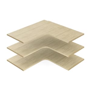 Closet Evolution 24 in. x 14 in. Classic White Wood Shelves (2-Pack) WH4 -  The Home Depot