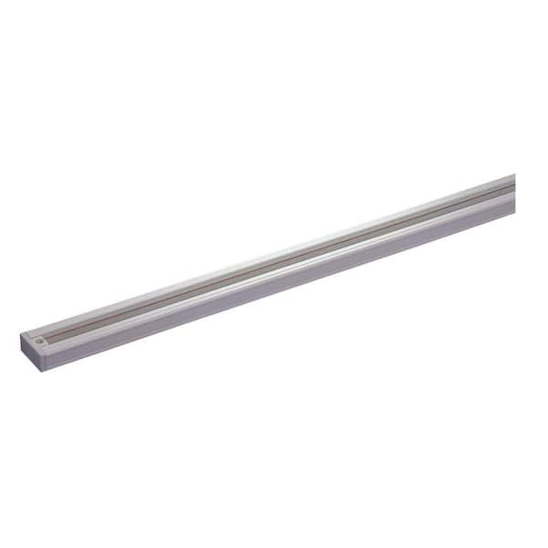 Hampton Bay 4 ft. 2400-Watt White Linear Track Lighting Rail Section