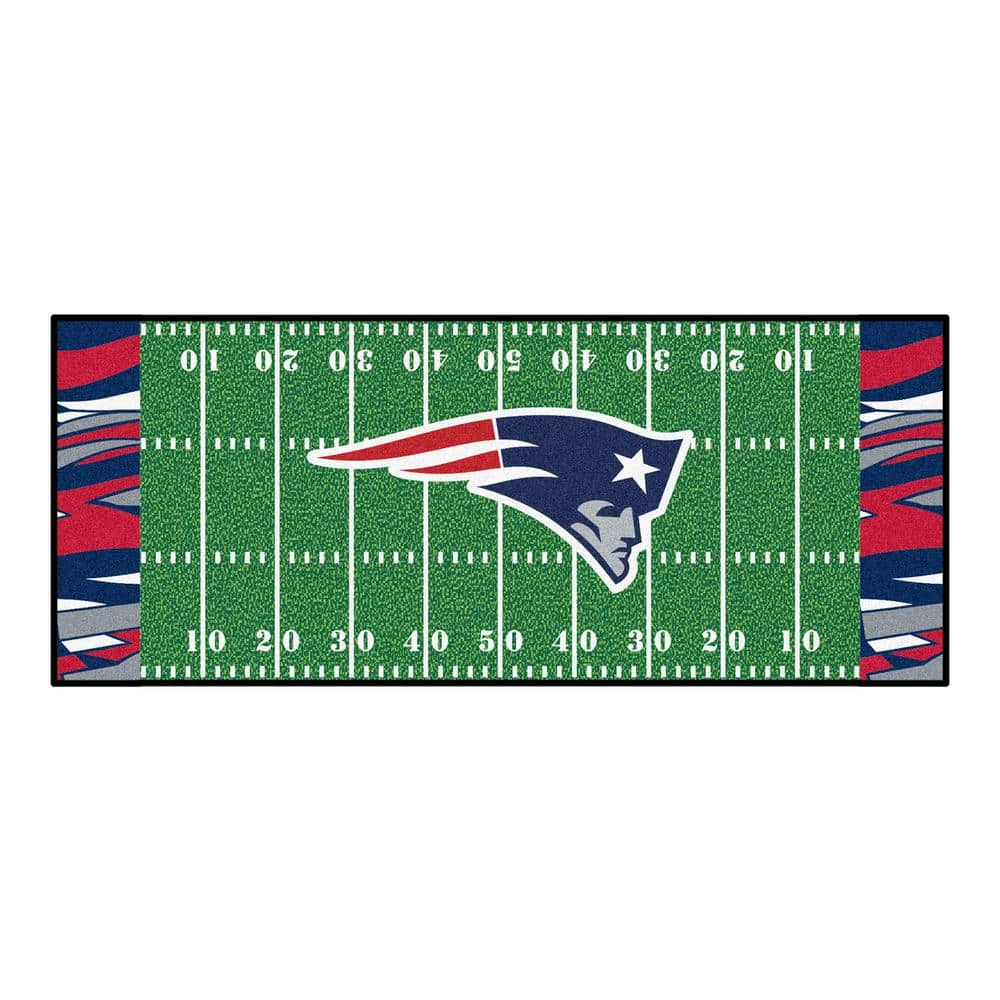 FANMATS NFL - New England Patriots Black Polyester Embroidered 0.1 in. x 20  in. x 40 in. Seat Cover 15612 - The Home Depot