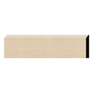 WM618 0.56 in. D x 5.25 in. W x 96 in. L Wood Alder Baseboard Moulding