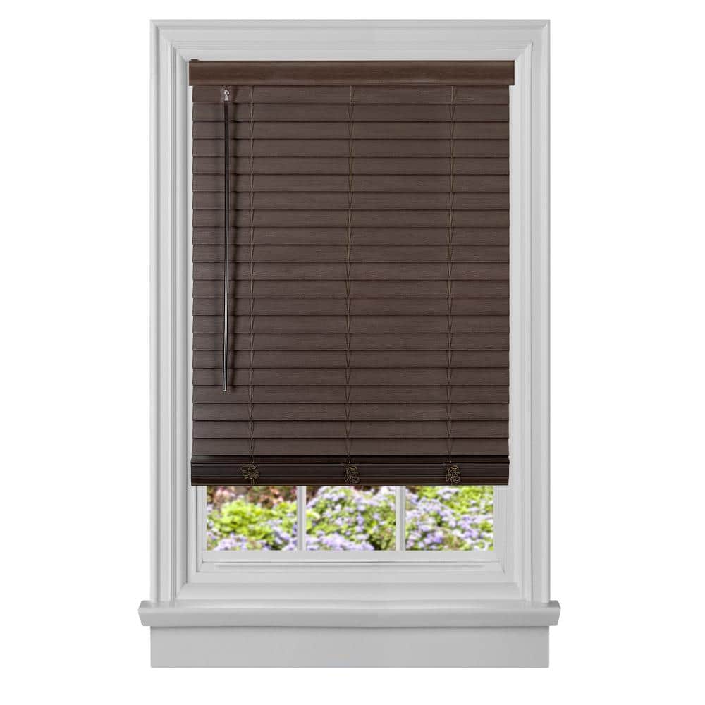 Better Homes and Garden 2" Faux Wood Cordless Blind Oak Cordless Multiple Sizes 