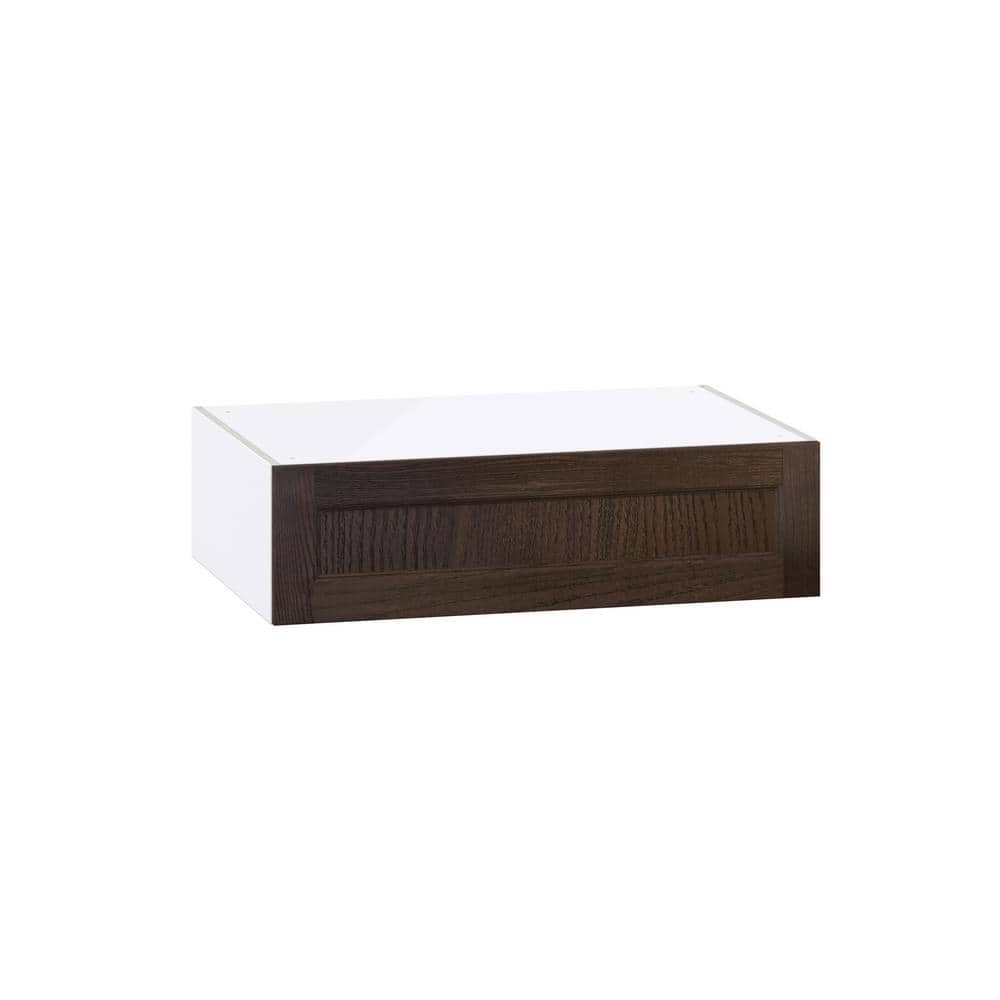 Georgetown 36 in. W x 24 in. D x 10 in. H Assembled Wall Bridge Kitchen Cabinet in Chestnut with Lift Up Door price history on PriceWatchPro