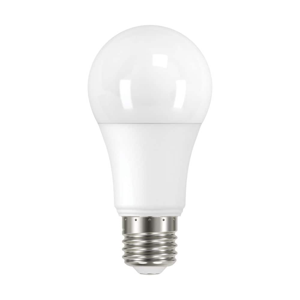 8.5-Watt A19 E26 Base Frost A-Style 5000K LED Agriculture Grow Light Bulb (12-Pack)