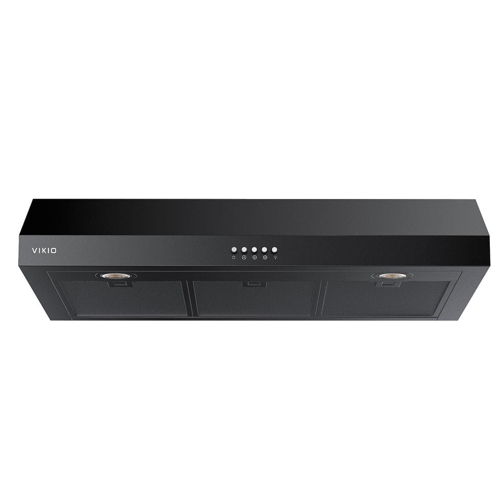 30 in. 600 CFM Ducted Under Cabinet Range Hood in Black Stainless Steel with 3-Way Venting, LED Lights and Dual Motor price history on PriceWatchPro