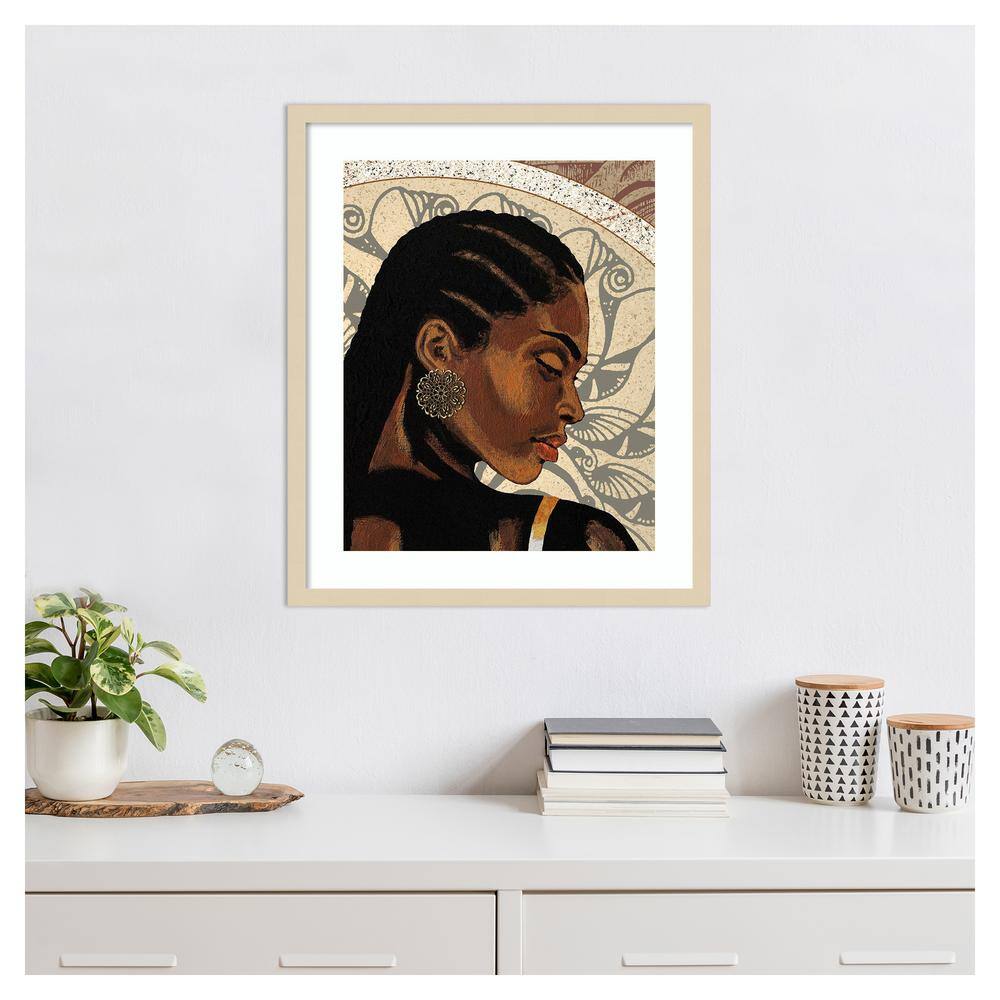 Expressions II Svelte Natural Framed Giclee Print