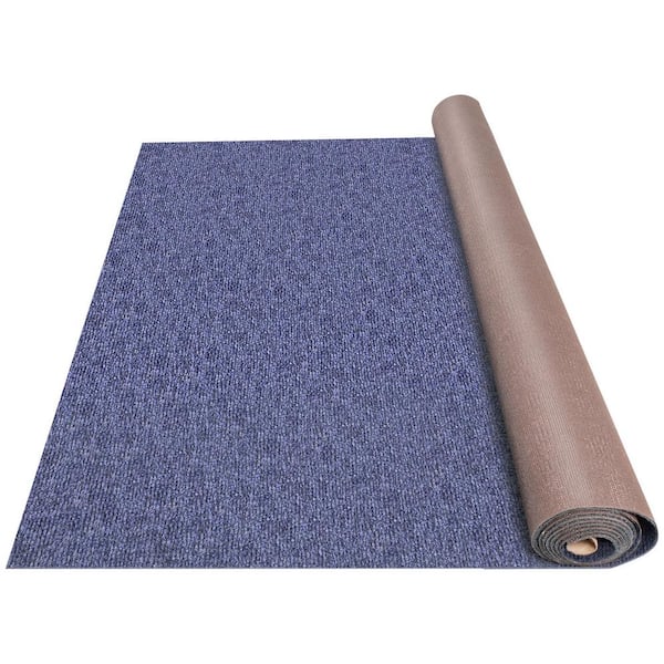 Marine Carpet 6 sq. ft. W x 20 oz. Polyester Boat Carpet Texture Rugs Water-Proof Blue Carpeting Full Roll Carpet