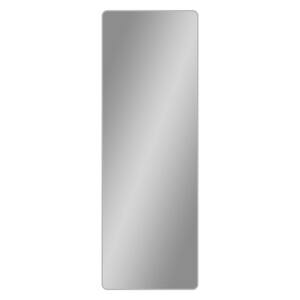 20 in. W x 63 in. H Silver Framed Rounded Corners Full Length Mirror