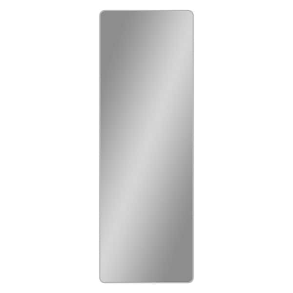 Cesicia 20 in. W x 63 in. H Silver Framed Rounded Corners Full Length Mirror