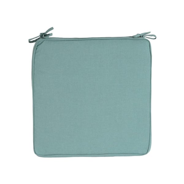 square Fabric Outdoor Seat Cushion, High quality, durable, fade-resistant, Teal