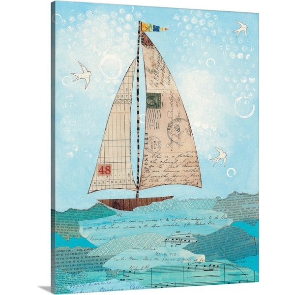 GreatBigCanvas "Coastal Notes I" by Courtney Prahl Canvas Wall Art