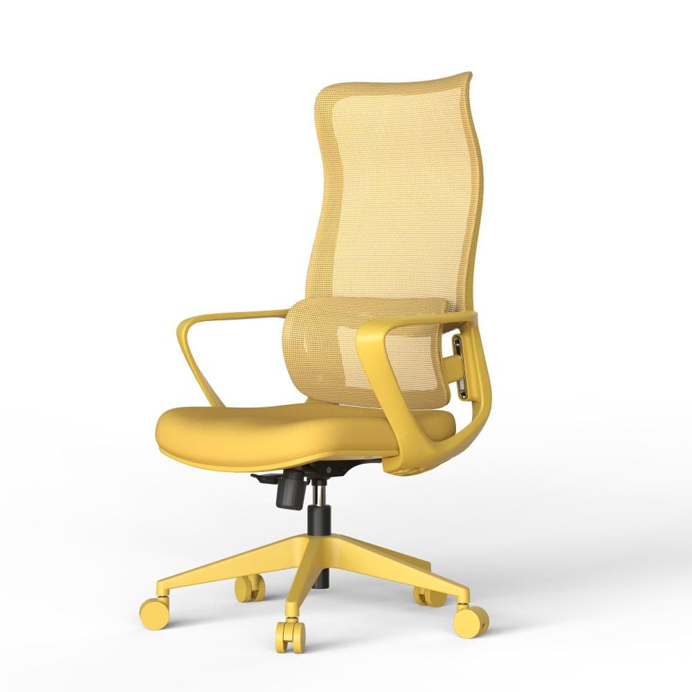 Yellow Ergonomic Colorful Office Chair 300lb Computer Chair with Mesh Breathable High Back Adjustable Lumbar Support price history on PriceWatchPro