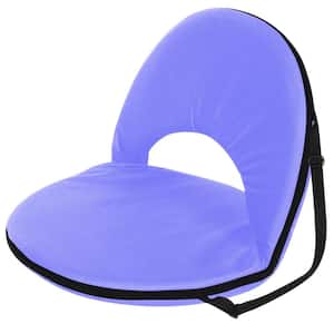 Trademark Innovations Light Blue Portable Multiuse Adjustable Recliner  Stadium Chair PICNIC-OVA-LTBU - The Home Depot
