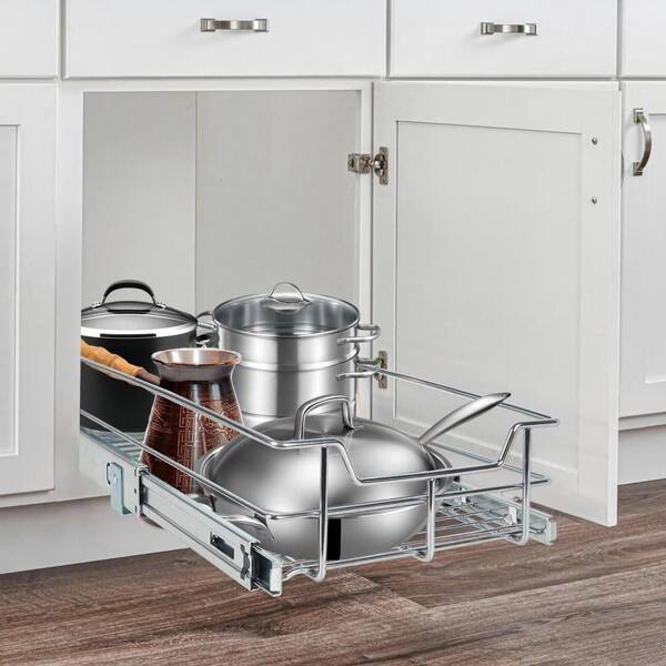 Numhew 15 in. W x 22 in. D Pull Out Cabinet Organizer for Kitchen