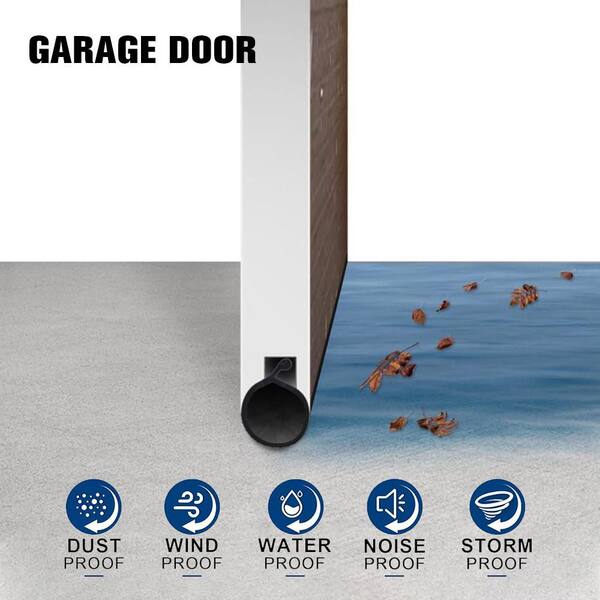 Garage Door Seals Botto Rubber - Jobon 20 Ft Universal U O Weatherproofing Garage Door Weather - View #5