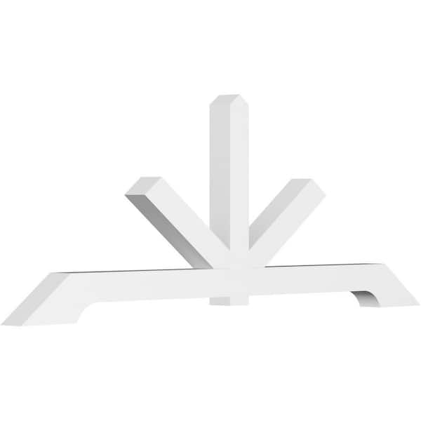 Ekena Millwork Vanguard 84 in. W x 31.5 in. H x 4 in. D Signature Polyurethane Bracket