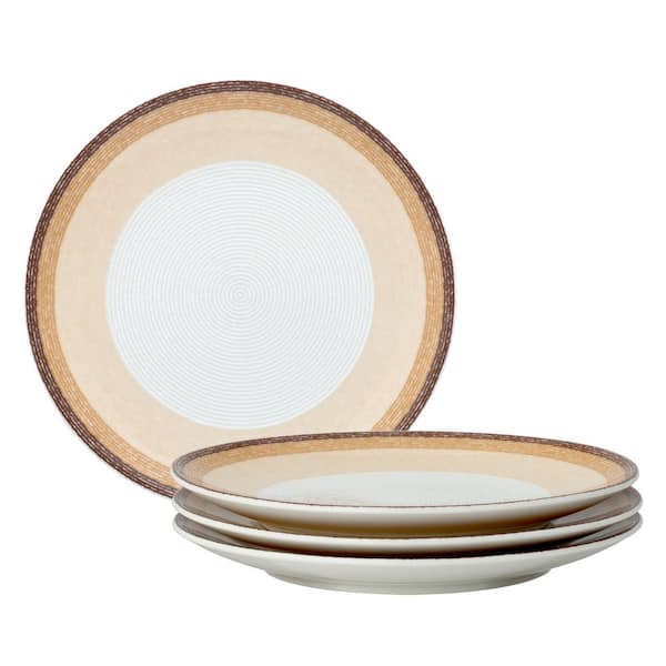 Noritake Colorscapes Layers Desert 8.25 in. Porcelain Coupe Salad Plates (Set of 4)