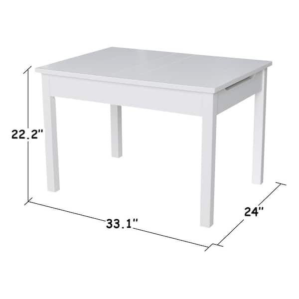 39154 TODDLER TABLE 8 Seat Table, 27 Tall - Factory Select