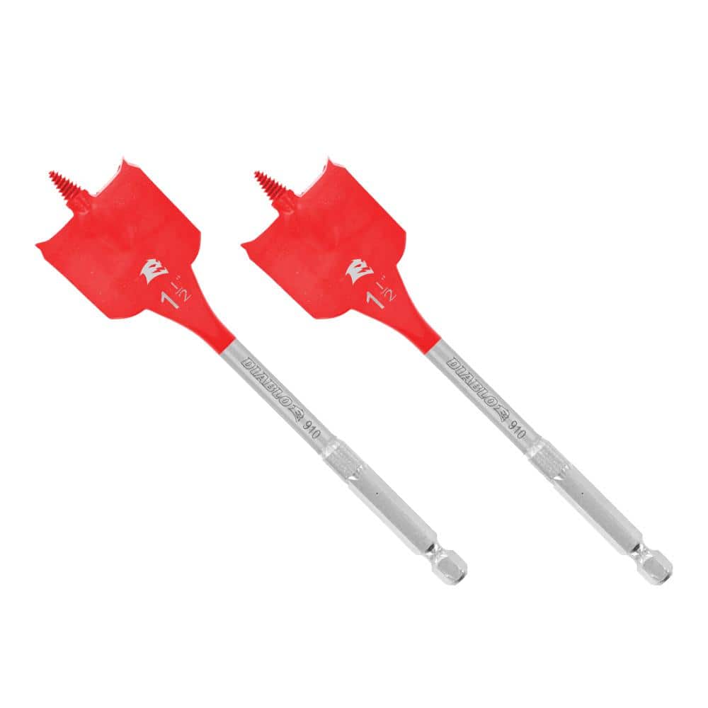DIABLO 11/2 in. x 6 in. SPEEDemon Spade Bit (2Pack) DSP2170P2GS The Home Depot