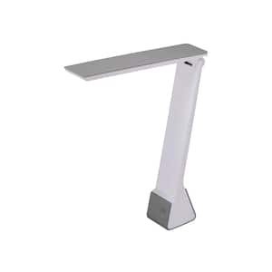 11 in. Gray Battery Powered LED Desk Lamp with Rechargeable Battery