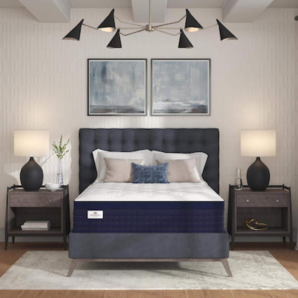 KINGSDOWN Passions Auburnwood Full Medium Firm 15 in. Euro Pillow