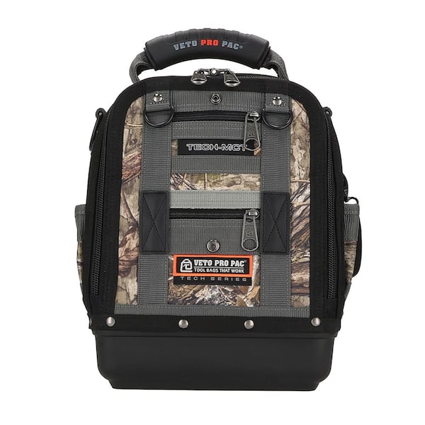 12 in. 36-Pkt Mossy Oak CAMO Nylon Bag w Padded Handle Zippered Top Shatterproof Waterproof Weatherproof Shoulder Strap