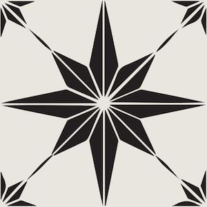 White and Black B570 4 in. x 4 in. Vinyl Peel and Stick Tile (24 Tiles, 2.67 sq.ft./pack)