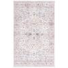 SAFAVIEH Arizona Peach/Beige 8 ft. x 10 ft. Distressed Border Ornate Machine Washable Area Rug ARZ520U-8